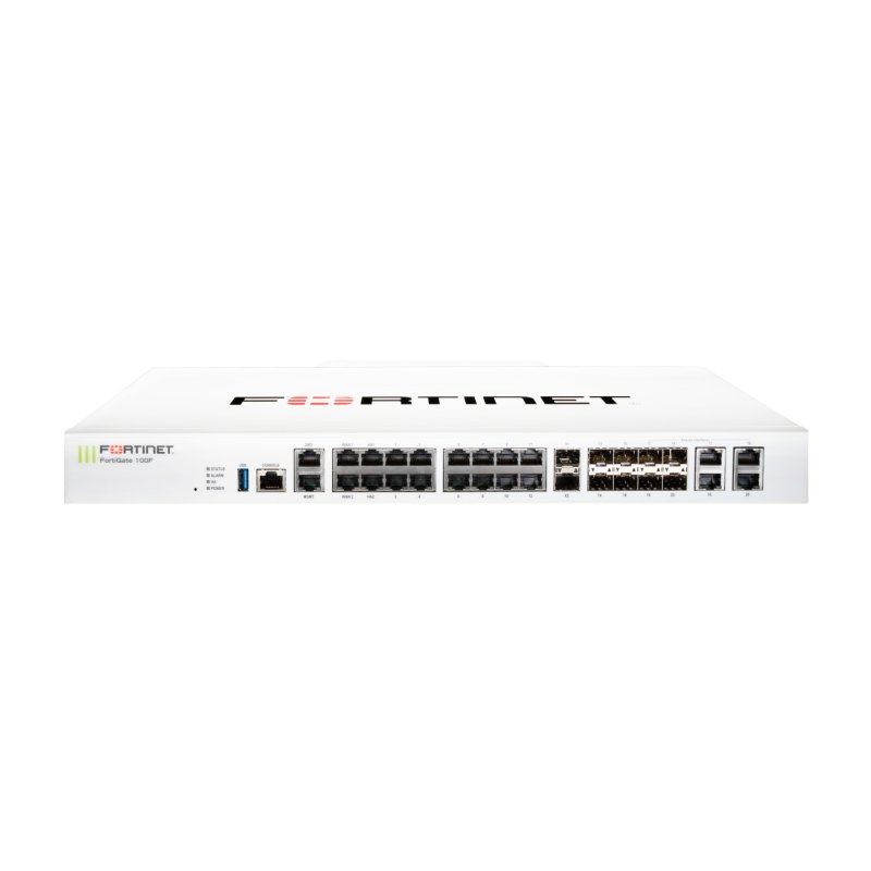Fortinet FortiGate 100F pare-feux (matériel) 1U 20 Gbit/s