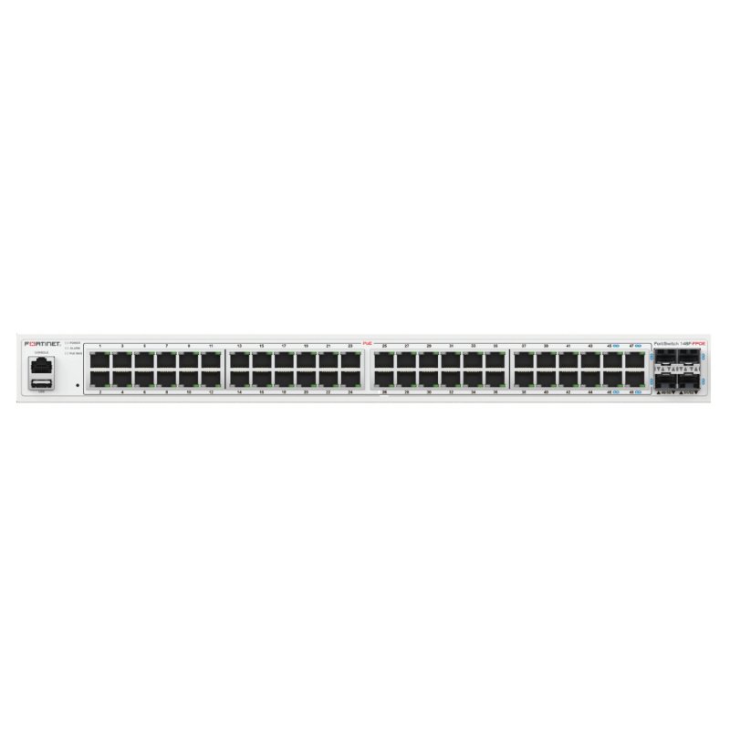 Fortinet FS-148F-FPOE commutateur réseau L2 Gigabit Ethernet (10/100/1000) Connexion Ethernet, supportant