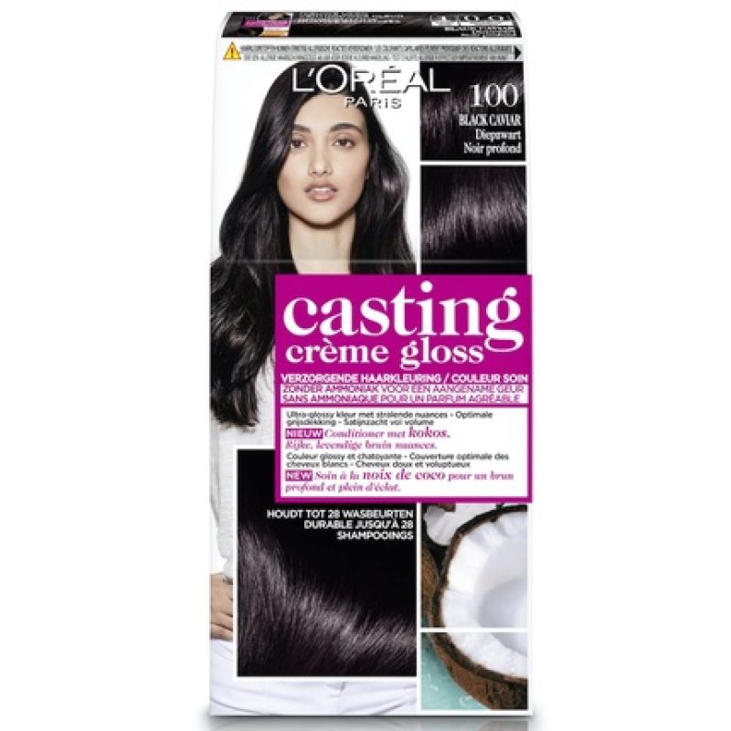 L'Oreal Paris Casting Crème Gloss Hair Dye 100 Deep Black