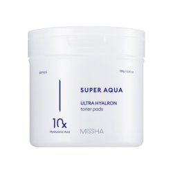 Missha Super Aqua Ultra Hyalron Toner Pads Moisturizing Facial Pads 90 Pieces