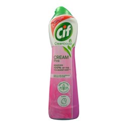 Cif Cream 500ml Pink Flower - Effective Surface Cleaner