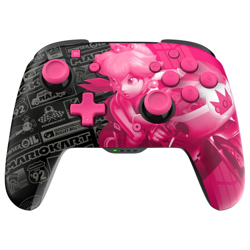PDP Rematch Wireless Controller Grand Prix Peach Licensed Switch