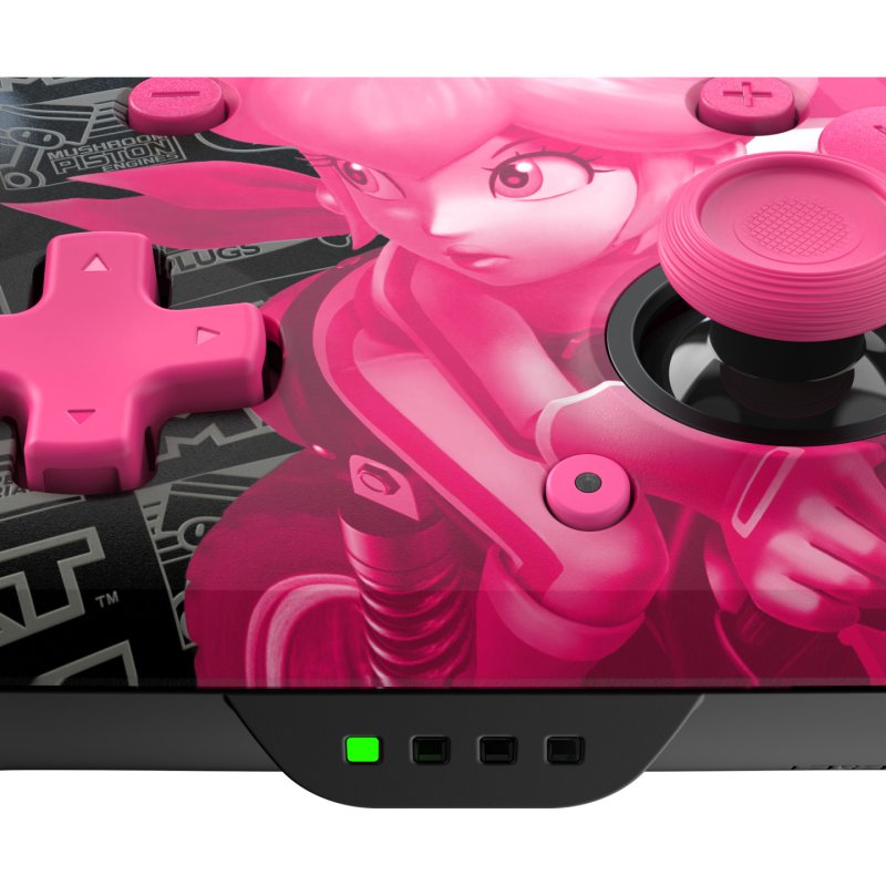 PDP Rematch Glow Noir, Rose Manette de jeu Analogique/Numérique Nintendo Switch, Nintendo Switch OLED