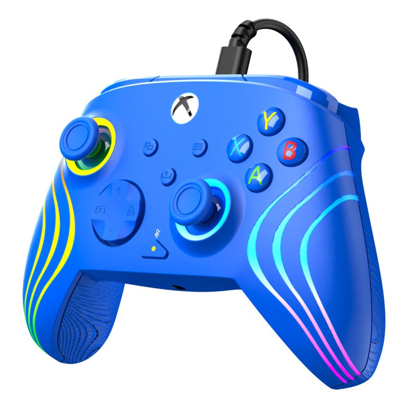 Turtle Beach Afterglow Wave Blue USB Gamepad PC, Xbox, Xbox One, Xbox Series S, Xbox Series X