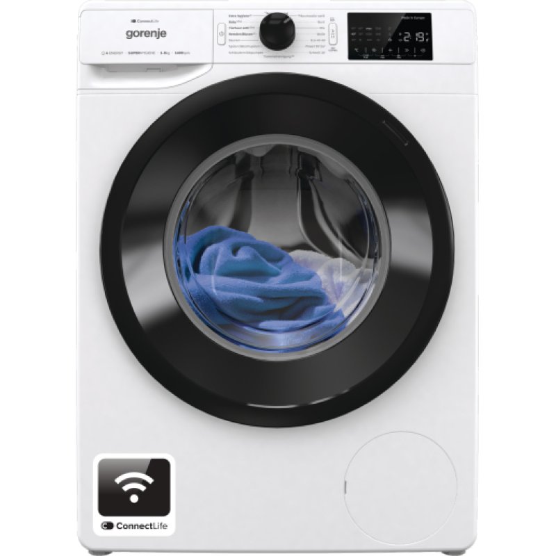 Gorenje WPNEI84A1TS machine à laver Charge avant 8 kg 1400 tr/min Blanc