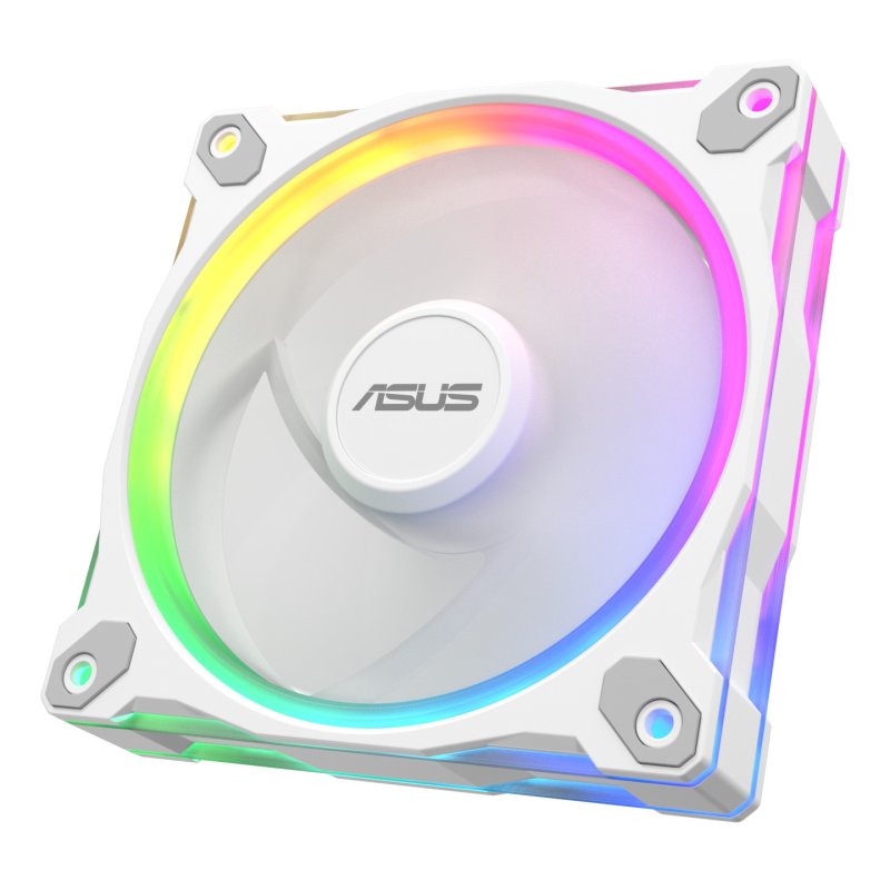 ASUS Prime MR120 Fan ARGB White Boitier PC Ventilateur 12 cm Blanc
