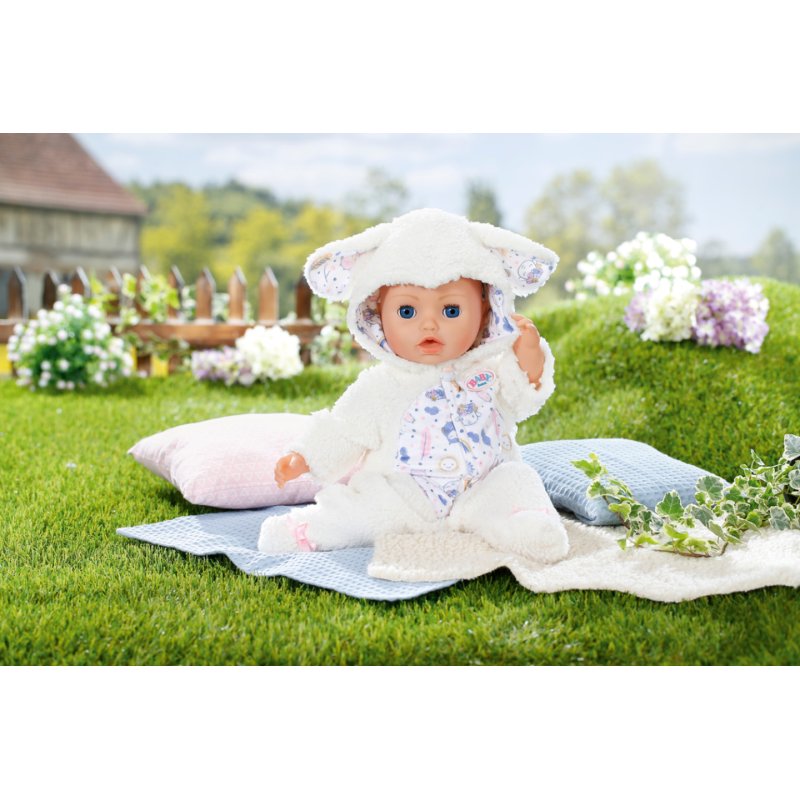 BABY born Sheep Onesie 43cm Doll playsuit