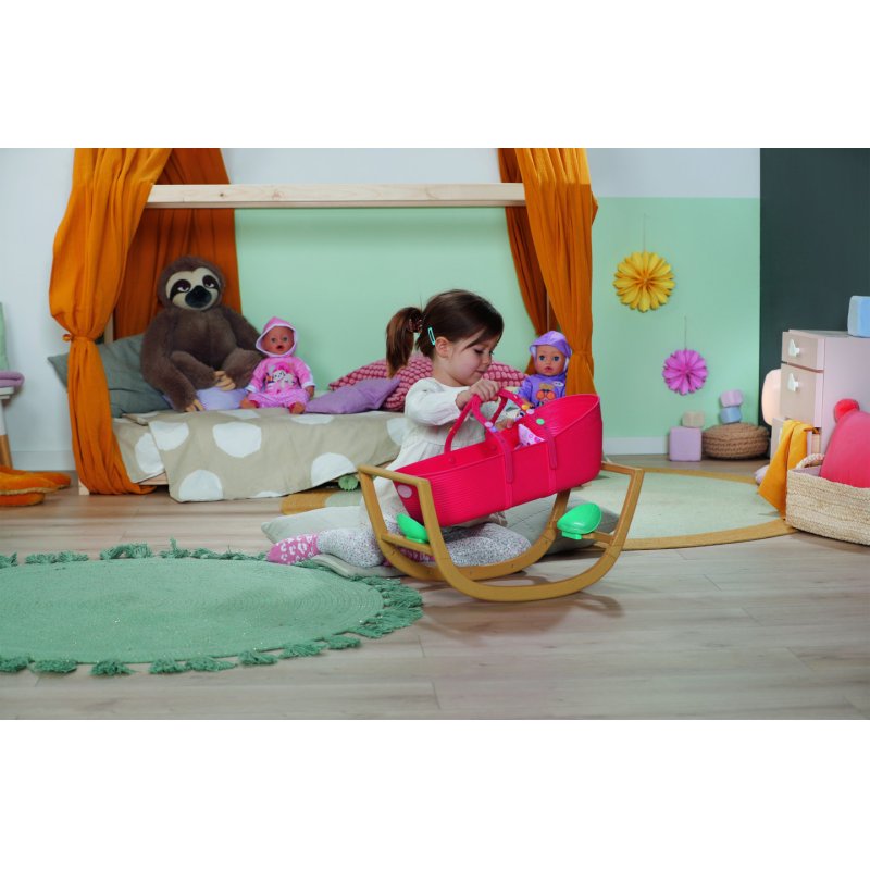 BABY born 3 in 1 Pinplay Bassinet Doll bed/cot