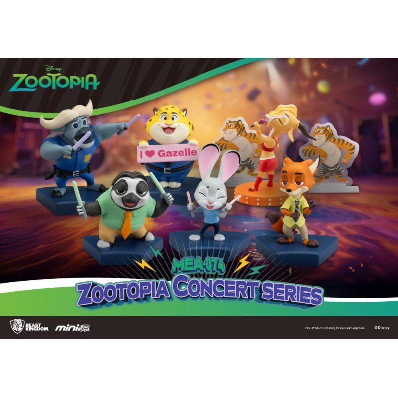 ZOOTOPIA - Concert Series - Set 6 Figurine Blind Box 8cm