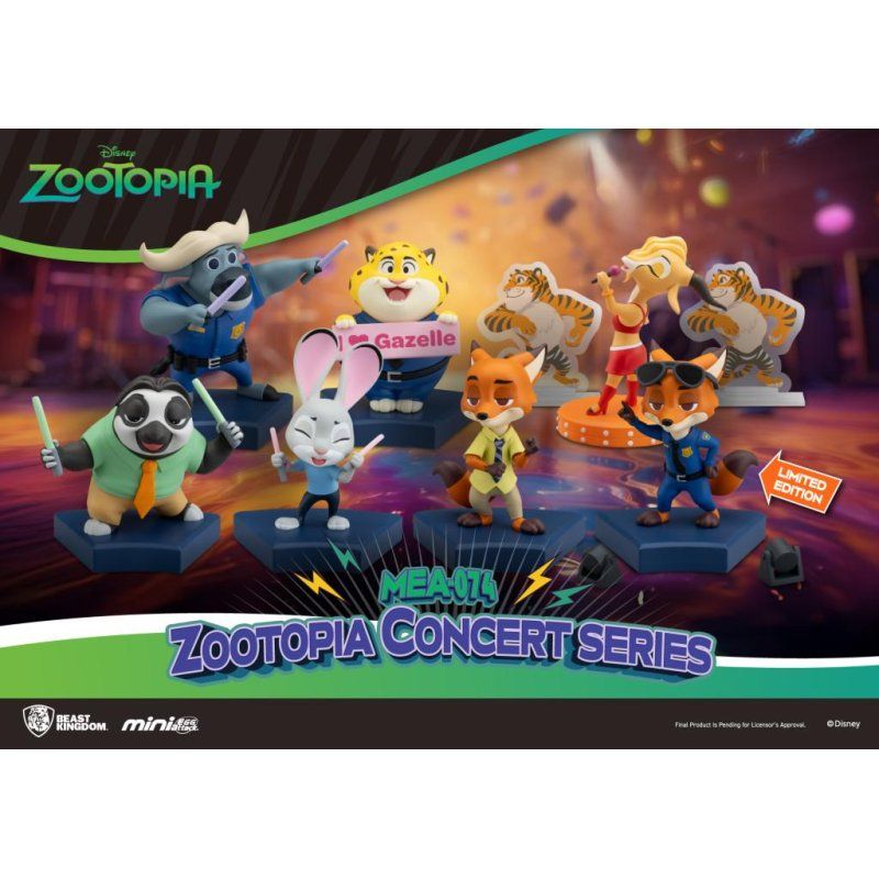 ZOOTOPIA - Concert Series - Set 6 Figurine Blind Box 8cm
