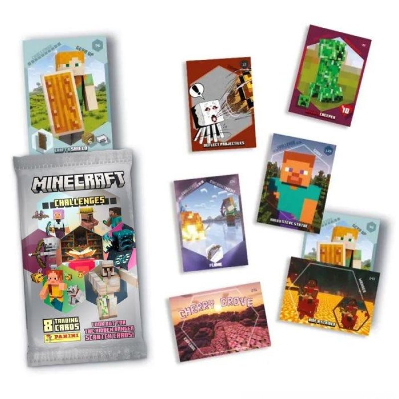 MINECRAFT - Panini Trading cards (1 col 24 cards 1 Ed lim.) - MIX