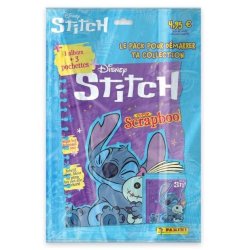 DISNEY - Stitch Panini Starter Pack 1 Albun 3 Packets Stickers - FR