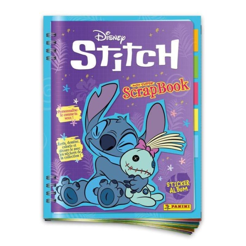 DISNEY - Stitch Panini Starter Pack 1 Albun 3 Packets Stickers - FR