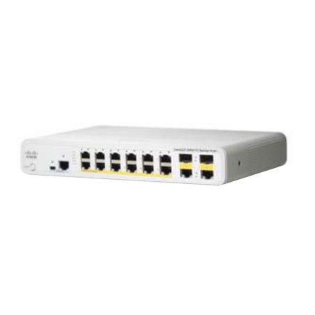 Cisco Catalyst WS-C2960C-12PC-L Managed L2 Fast Ethernet (10/100) Power over Ethernet (PoE) White