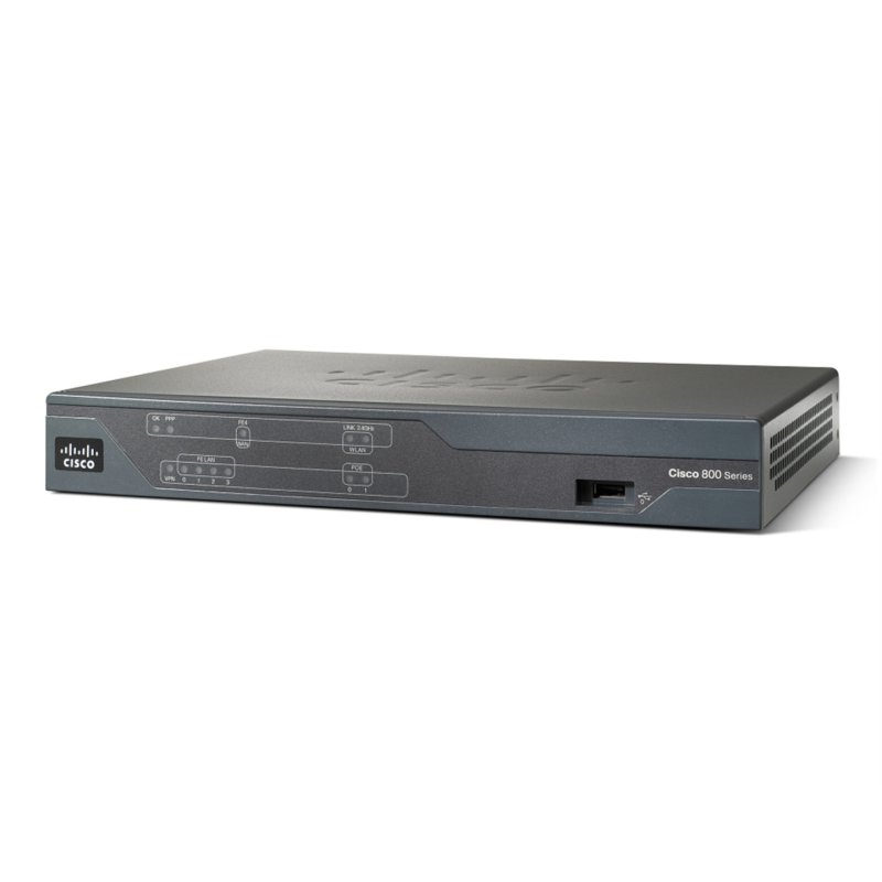 Cisco 888, Refurbished Routeur connecté Fast Ethernet Noir