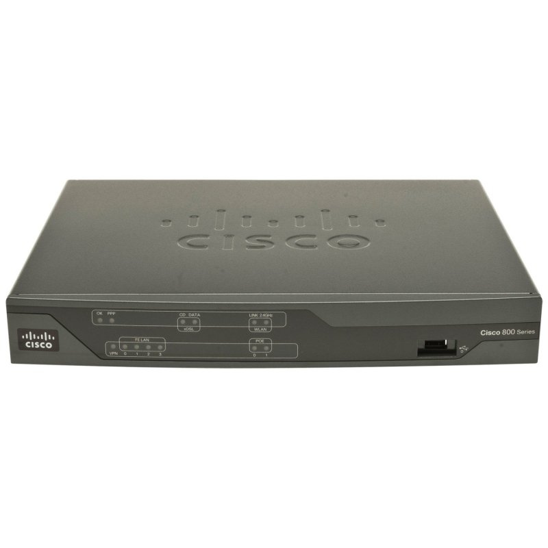 Cisco 888, Refurbished Routeur connecté Fast Ethernet Noir