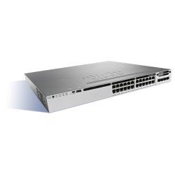 Cisco C3850-24T-S, Refurbished Géré Noir, Gris