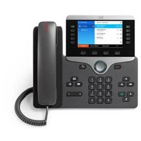Cisco 8841, Refurbished IP phone Charcoal 5 lines
