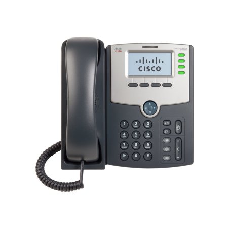 Cisco SPA504G, Refurbished IP phone Black 4 lines LCD