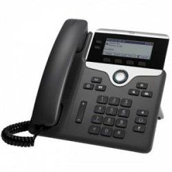 Cisco 7821, Refurbished téléphone fixe Charbon de bois 2 lignes