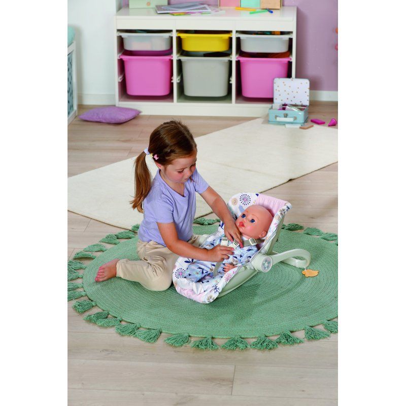 BABY born Comfort Seat Flower Doll travel seat