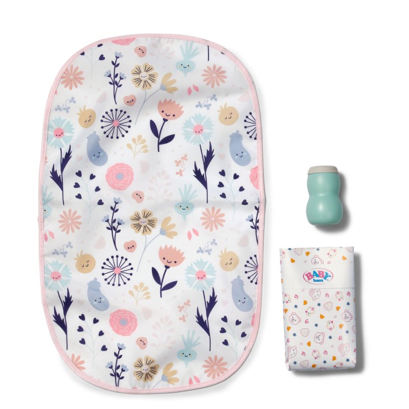 Zapf BABY born Wickeltasche Blumen
