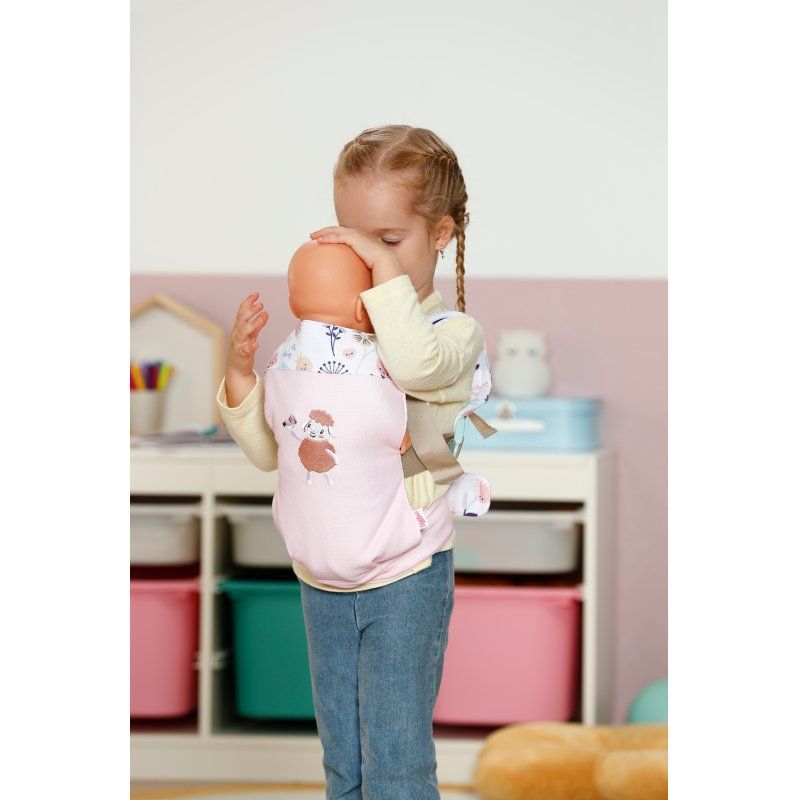 BABY born Baby Carrier Flower Poussette pour poupée