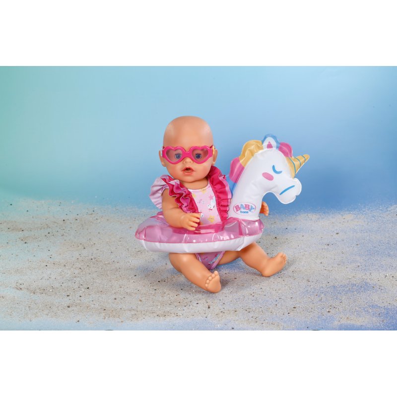 Zapf BABY born Schwimm-Set Einhorn 43cm