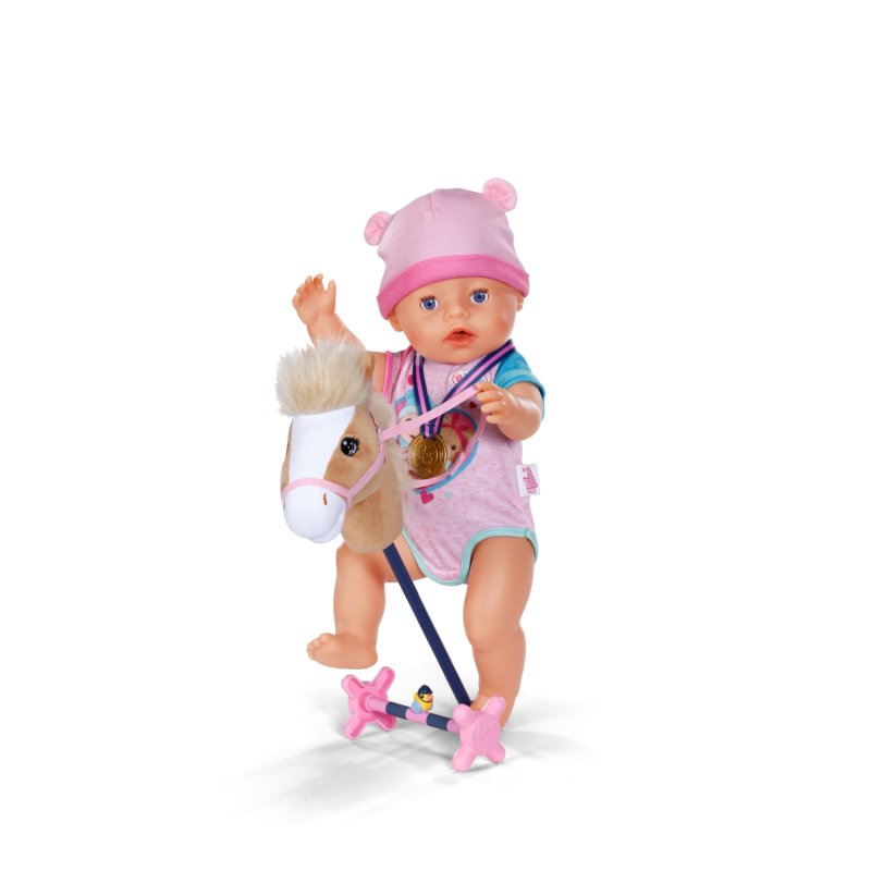 BABY born Hobby Horsing Set 43cm Doll accessory set