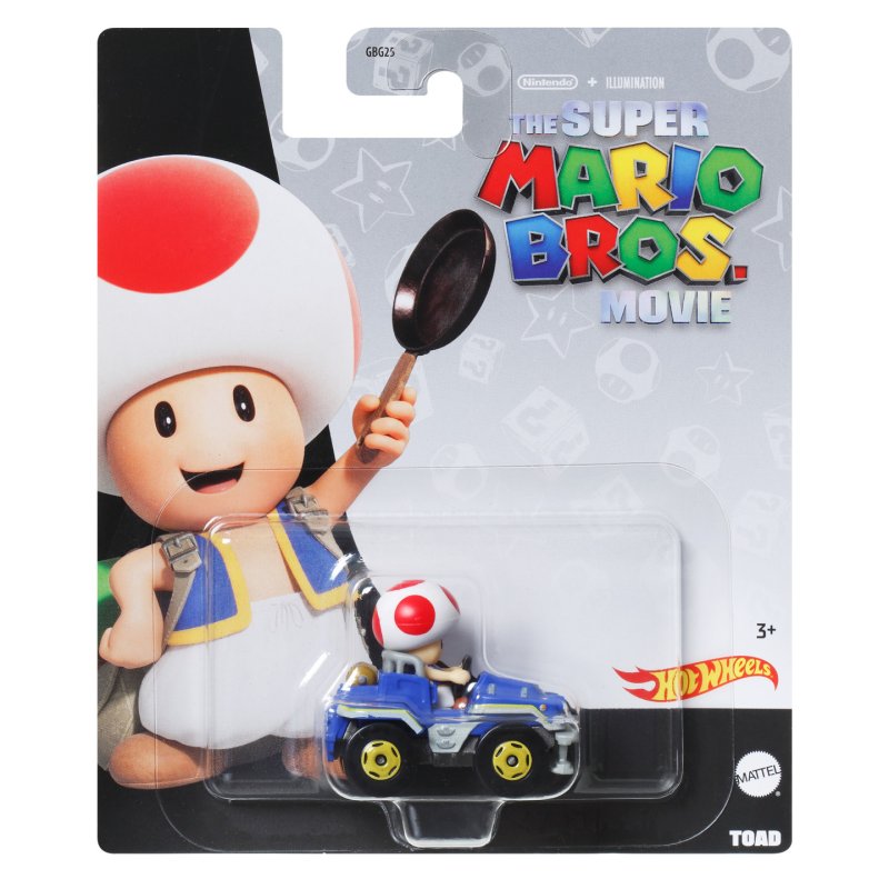 Hot Wheels Mario Kart Collection of 1:64 Scale Die-Cast Replica Vehicles, Toy Collectibles