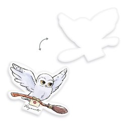 Harry Potter oreiller Hedwig Flying 38 cm