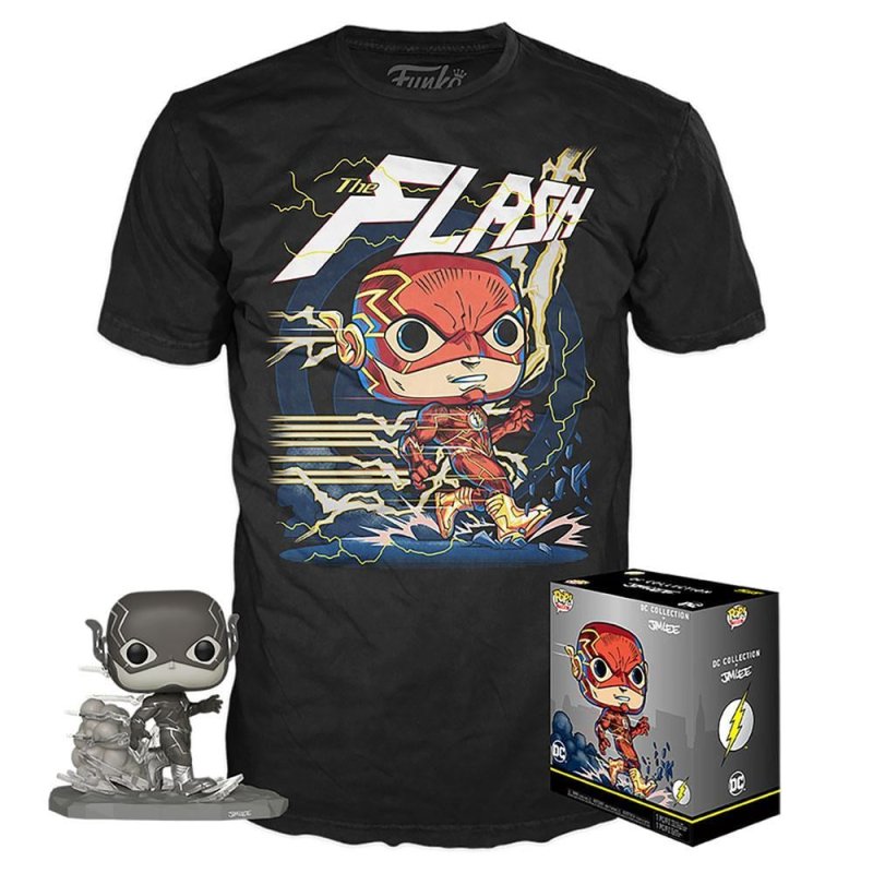 DC COMICS - POP! & Tee Set - Flash - L