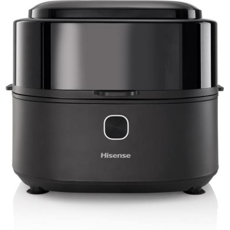 Hisense HAF1350DR friteuse Unique 6,7 L Autonome 1350 W Friteuse d’air chaud Noir