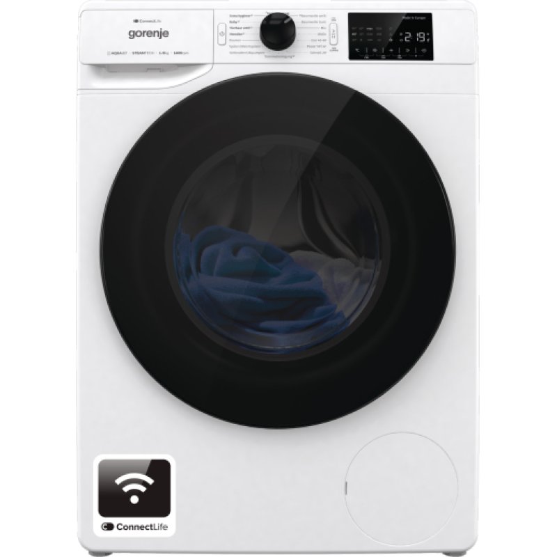 Gorenje WPNEI94DA1TS washing machine Front-load 9 kg 1400 RPM Black, White