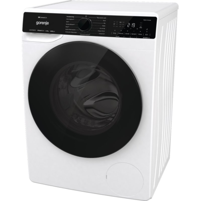 Gorenje WPNA84A2TS machine à laver Charge avant 8 kg 1400 tr/min Noir, Blanc