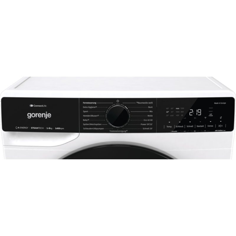 Gorenje Waschmaschine WPNA84A2TS 8kg A wh