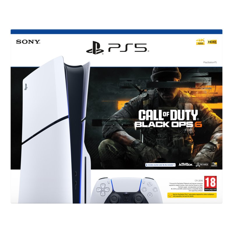 Sony PlayStation 5 - Call of Duty: Black Ops 6 Bundle 1,02 To Wifi Noir, Blanc
