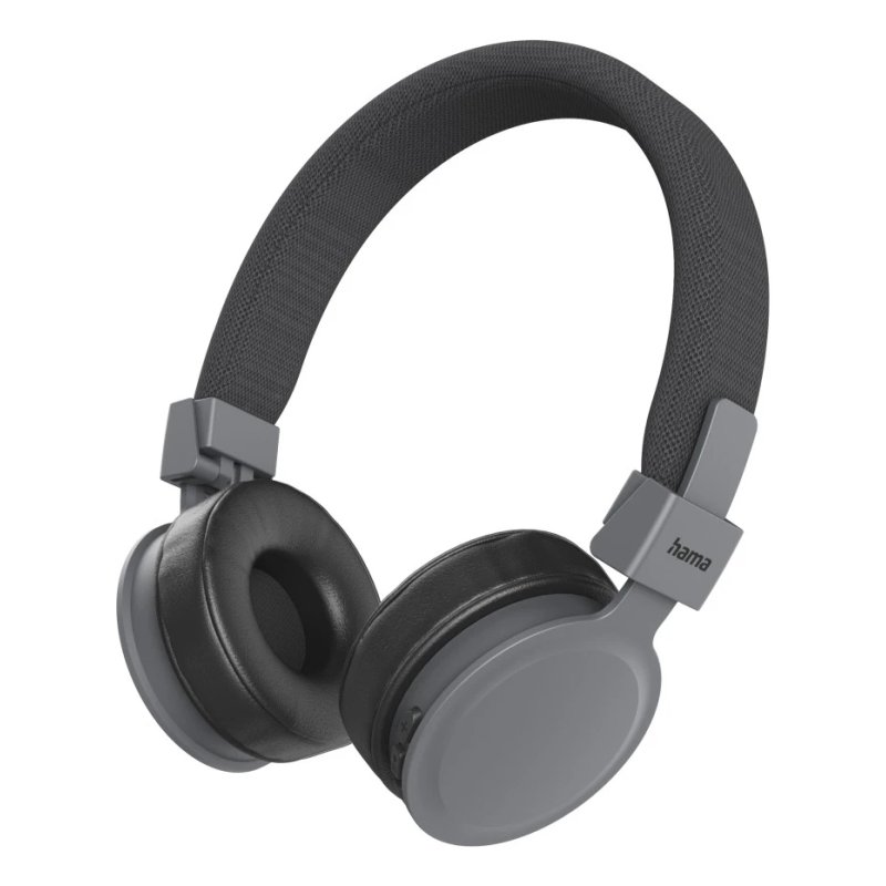 Hama (Freedom Lit III) Bluetooth Headset w/ Mic, 3.5mm Jack/USB-C, Foldable, Up to 15hrs Battery, Black