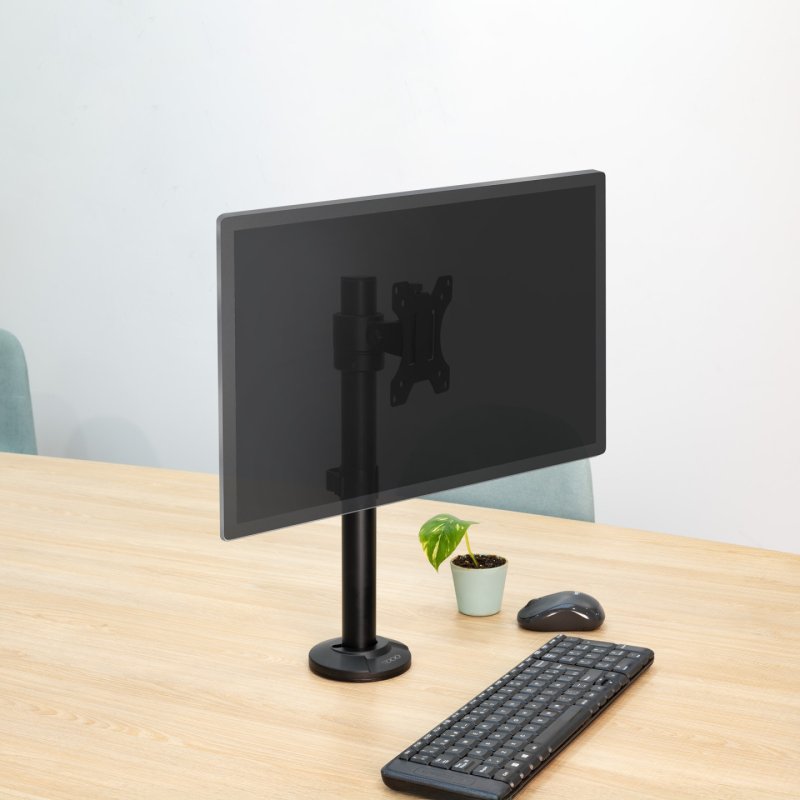 SOPORTE MESA TOOQ PANTALLAS GIRA INCLI 17-32 NEGRO