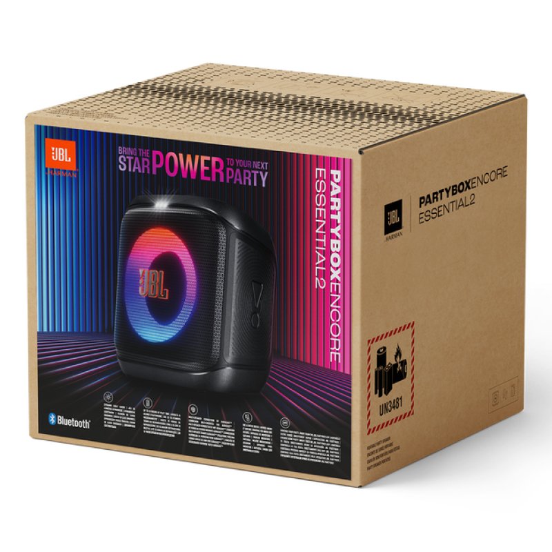 JBL PartyBox Encore Essential 2 Party speaker Black 100 W