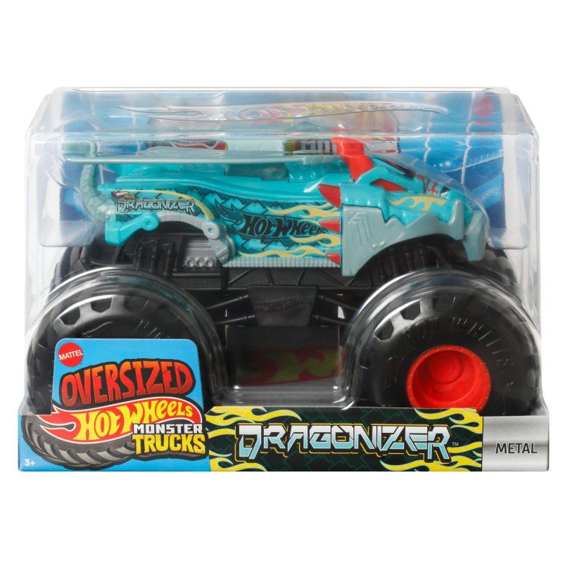 Hot Wheels Monster Trucks , Oversized Monster Truck in 1:24 Scale