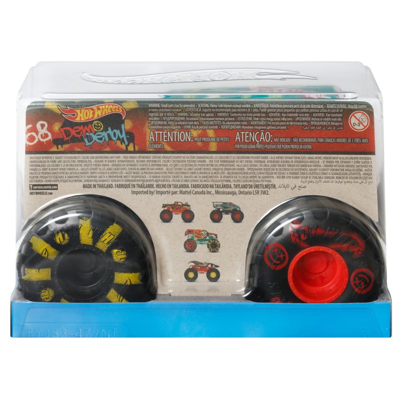 Hot Wheels Monster Trucks , Oversized Monster Truck in 1:24 Scale