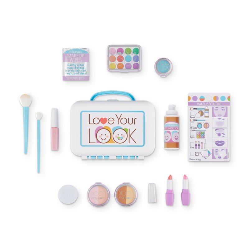 Melissa & Doug Love Your Look Pretend Makeup Kit Play Set – 16 Pieces for Mess-Free Pretend Play (DOES NOT CONTAIN