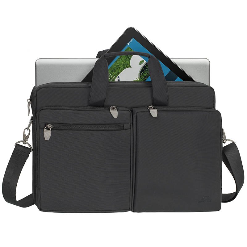 Rivacase 8550 43.9 cm (17.3") Briefcase Black