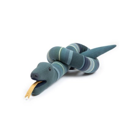 Smallstuff - Cushion Toy Animal Snake - Multi Green/Blue