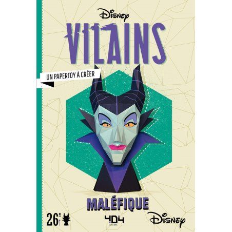 DISNEY VILLAINS - MALEFIQUE - UN PAPERTOY A CREER