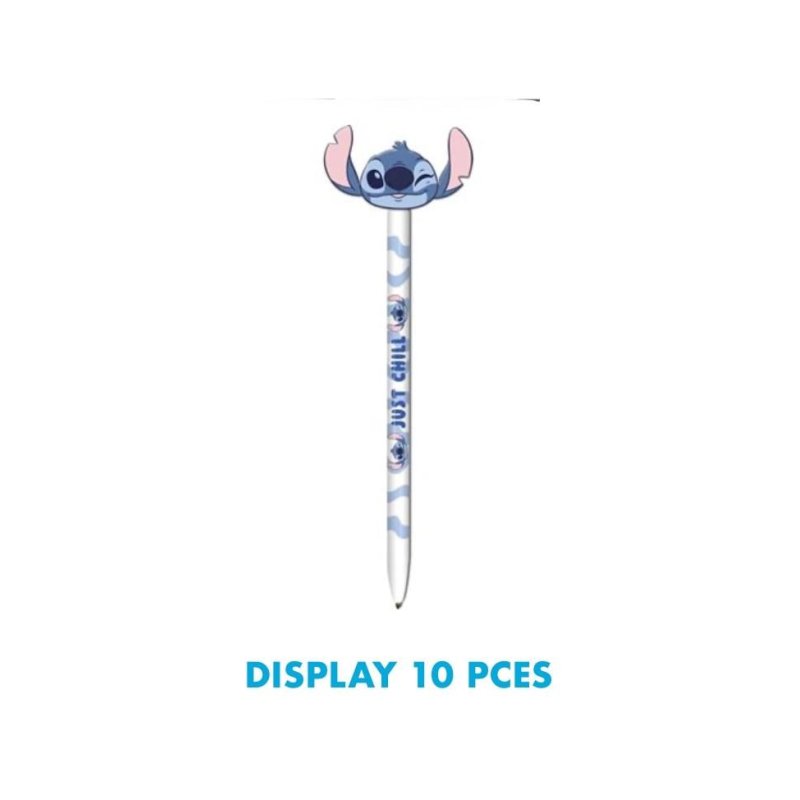 LILO & STITCH - Pencil & Topper Display (10 Bics)