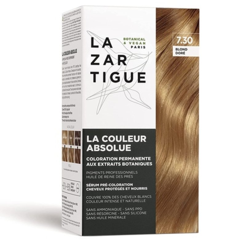 Lazartigue Il Colore Assoluto Permanent Hair Color 7.30 Golden Blonde