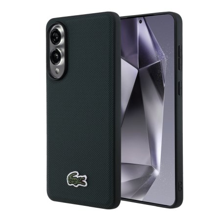 Samsung Coque magnétique Lacoste petit piqué pour Galaxy S25 Edge