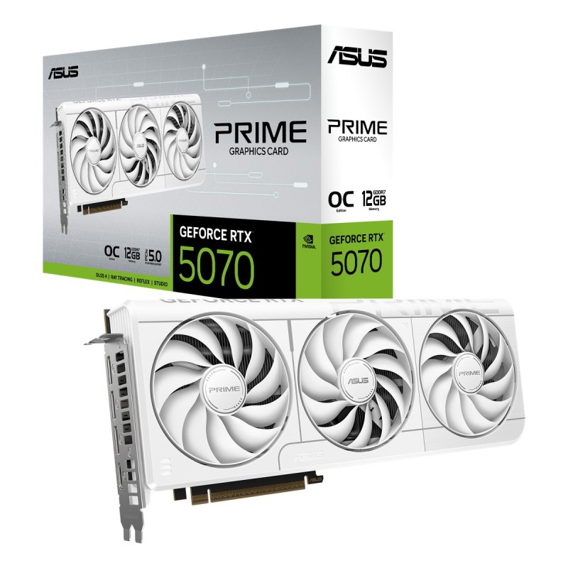 ASUS Prime GeForce RTX 5070 White OC